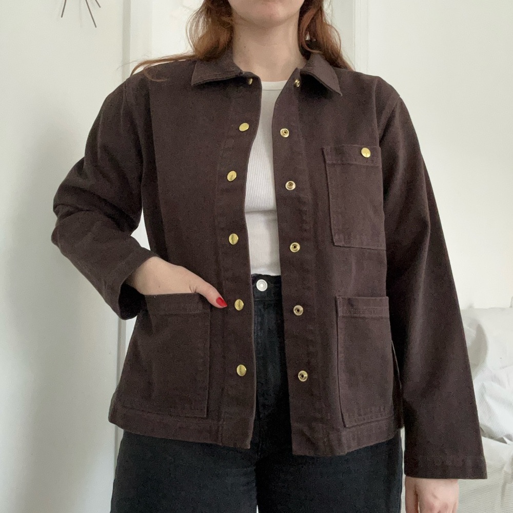 Big Bud Press Denim Work Jacket - Espresso